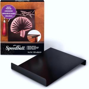 imageSpeedball Bench Hook and Inking Plate for Block Printing Carving 9quotx7quot Made in USA1Pack