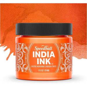 imageSpeedball Super Black India Ink 2OunceCitrine