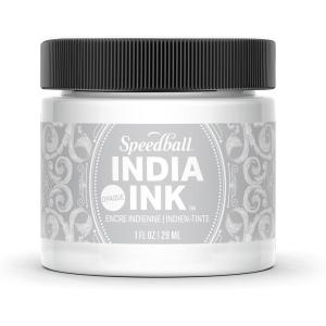 imageSpeedball Super Black India Ink 2OunceSatin White