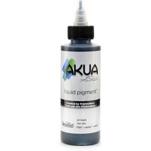 imageAkua Kolor AKTW Water Based Monotype Ink NonToxic 4 oz Bottle 16quot Height 16quot Width 475quot Length Titanium WhiteJet Black