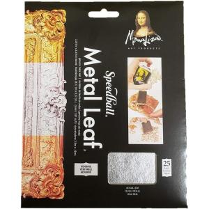 image:imageMona Lisa Genuine Sterling Silver Metal Leaf 34 X 34 inches Package of 25 Sheets 0010200
